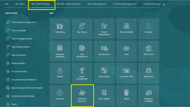 Create Grade in Oracle Fusion