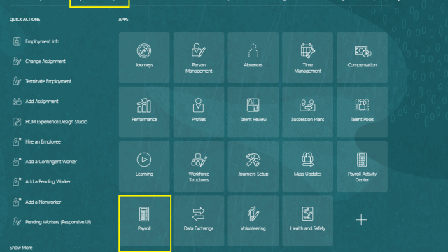 Create Payroll Relationships in Oracle Fusion
